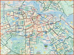 Mappa Trasporti Amsterdam