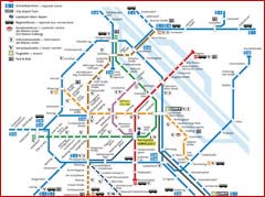 Mappa Trasporti Metro Vienna